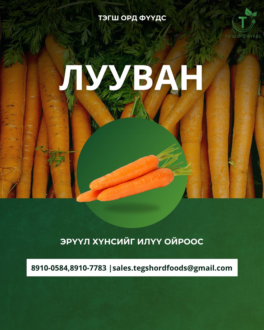 Тэгш Орд Фүүдс 3