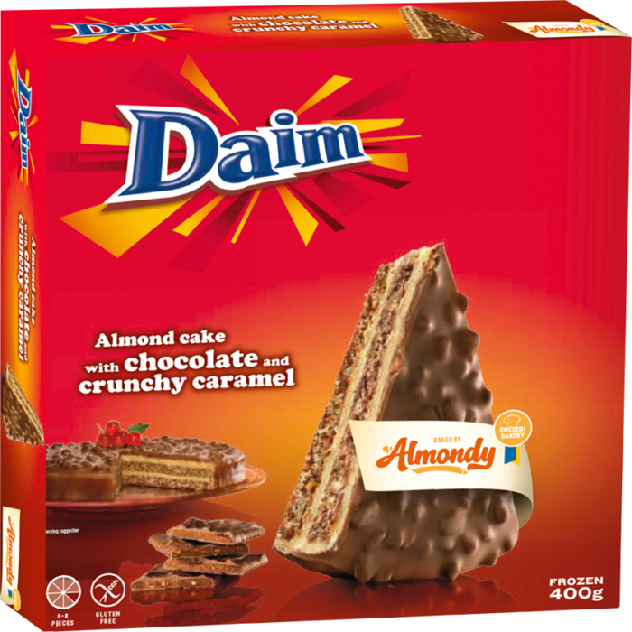 Almondy Daim Cake